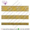 Braid white with gold Galloon Lace Braid trim tresse