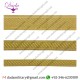 Damascus gold with silver Galloon Lace Braid trim tresse