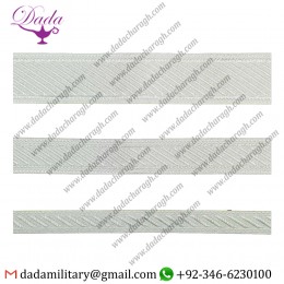 Damascus white with silver Damascus skyblue with silver gallon lace trim braid