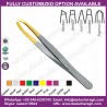 GOLD AND GREY TWEEZER, STAINLESS STEEL  BRAND TWEEZERS
