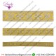 Galloon Vine white with gold gallon lace trim braid tresse