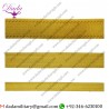 Hilt gold with gold gallon lace trim braid tresse