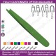 GREEN TWEEZER PROFESSIONAL STAINLESS STEEL EYEBROW TWEEZERS