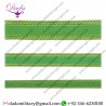 Hilt green with gold gallon lace trim braid tresse
