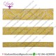Polistavry gold with silver gallon lace trim braid tresse
