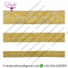 Polistavry gold with silver gallon lace trim braid tresse
