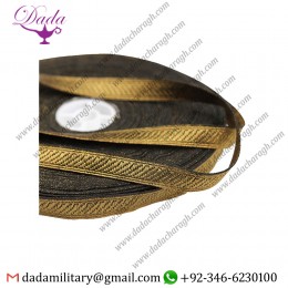 Customized Handmade Gold Metallic Braid Tresse Gallon Trim