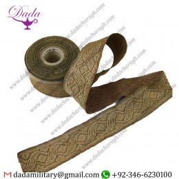 Fancy Design Elegant Metallic Braid