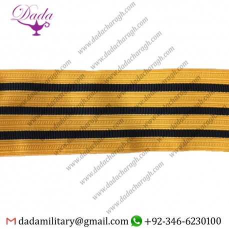 GOLD 4 BAR UNIFORM BRAID trim