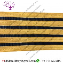 GOLD 5 BAR UNIFORM BRAID trim