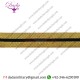 Gold Black Braid  Army, Military, Uniform, Costume, Fancy Dresses 14 Mm