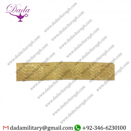 Gold Zigzag 25mm Braid Trim Gallon