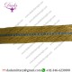 RAF Blue Stripe Gold Army Lace, 23mm, Military, Uniform, Fancy Dress Braid