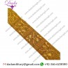 Mylar, Military, Gold Shamrock Lace, Army, Braid, Fancy, Irish, 0.75 inches