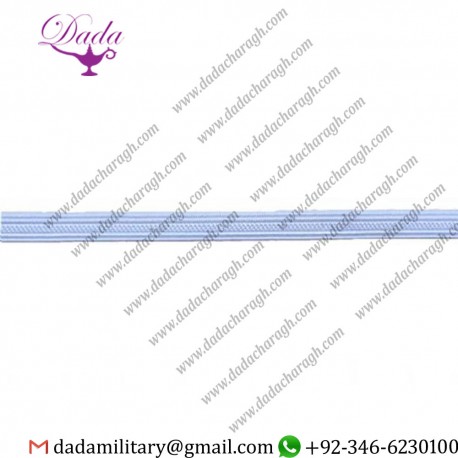 White Cellophane Braid Rank Braid Lace 6.5 Mm Silver