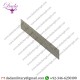 Two color Stripe Bullion Military-Style Braid Trim Silver and black