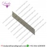Two color Stripe Bullion Military-Style Braid Trim Silver and black