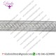 Braid 25mm Silver mylar Rank marking Lace Trim tresse