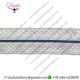 Braid 38mm Silver Blue Silver Metallised Polyester Masonic Lace Mylar trim