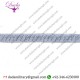 Braid Light Weight Silver mylar 13 mm Rank marking Lace Trim tresse
