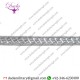 Light Weight Braid Silver mylar 9 mm Rank marking Lace tresseTrim