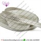 MORROW braid Geometric pattern braid Pale Silver Bullion Braid Trim
