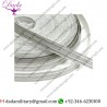 Pale Silver Double Stripe Military  Bullion Braid tresse Trim