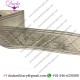 Gallon Silver Braid Lace Trim 40mm