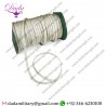 Pale Silver Metallic Flat Cord 5mm