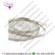 Silver Bullion Braid Chevron Pattern braid tresse Trim