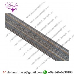 Silver Naval 0.5 inches 13mm Lace, Uniform, Clothing, Military, Army, Navy, Vellum