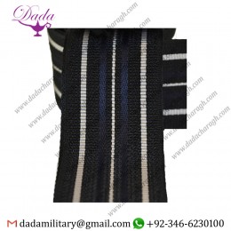 CAFC braid 2.5 BAR  SILVER UNIFORM BRAID trim