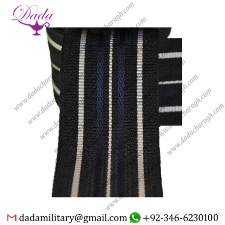 CAFC braid 2.5 BAR  SILVER UNIFORM BRAID trim