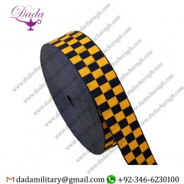 Yellow and Navy Blue ribbon, Assorted Cap Ribbon