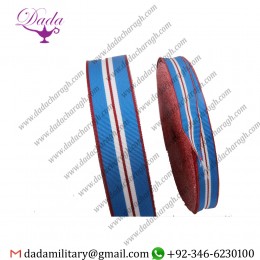 Maroon Blue White Ribbon, Military Medal Ribbons