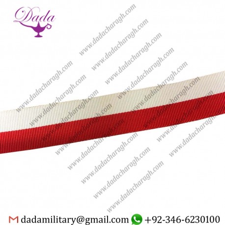 Military Army Braid, Fancy Dress,Red and White Lace 3cm 30mm