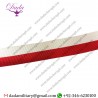 Military Army Braid, Fancy Dress,Red and White Lace 3cm 30mm
