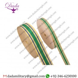 Military Medal Ribbons, yellow green blue