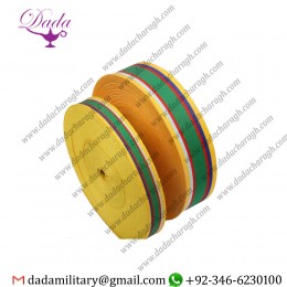 Military Medal Ribbons,Yellow green red blue