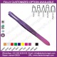 THREE COLORS TWEEZER, STAINLESS STEEL  EYEBROW TWEEZERS