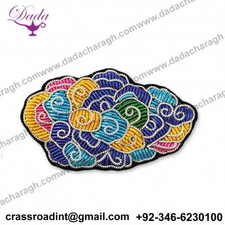 Embroidry 3D Embroidery Pin Hand Made Custom Pin For Party Decoration
