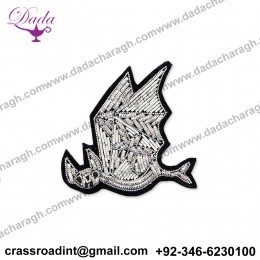 Fancy Brooch handmade bullion wire Supplier