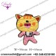 Cute cartoon bullion wire brooch