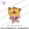 Cute cartoon bullion wire brooch