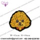 Fashion bullion wire brooch
