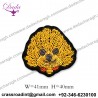 Fashion bullion wire brooch