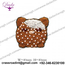 Customized Bullion Wire Brooch Pin