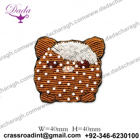 Customized Bullion Wire Brooch Pin
