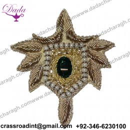 Zari Hand Made Embroidery Patches, Applique For Saree, Lehenga, Blouse, Kurta, Salwar Suit, Jeans, T-shirt, Dupattas