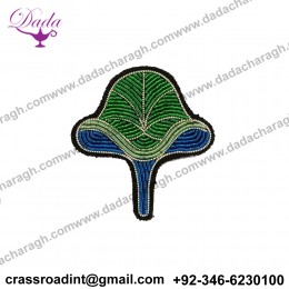Toad's dream hand embroidery bullion wire brooch